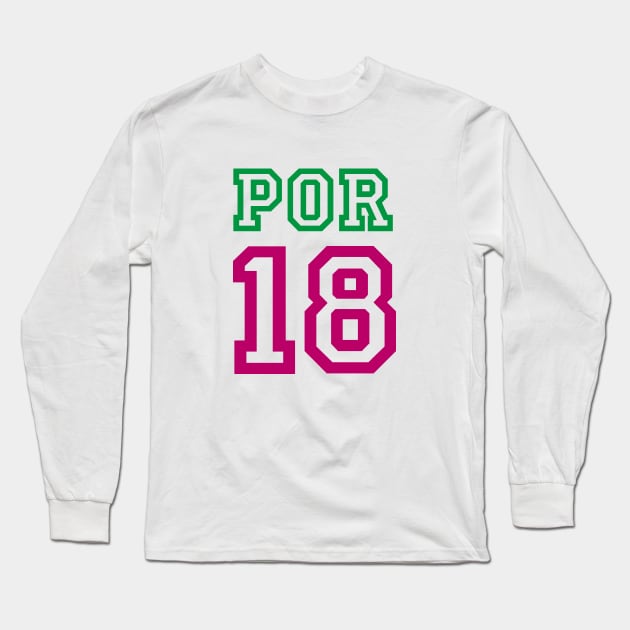 PORTUGAL 2018 Long Sleeve T-Shirt by eyesblau